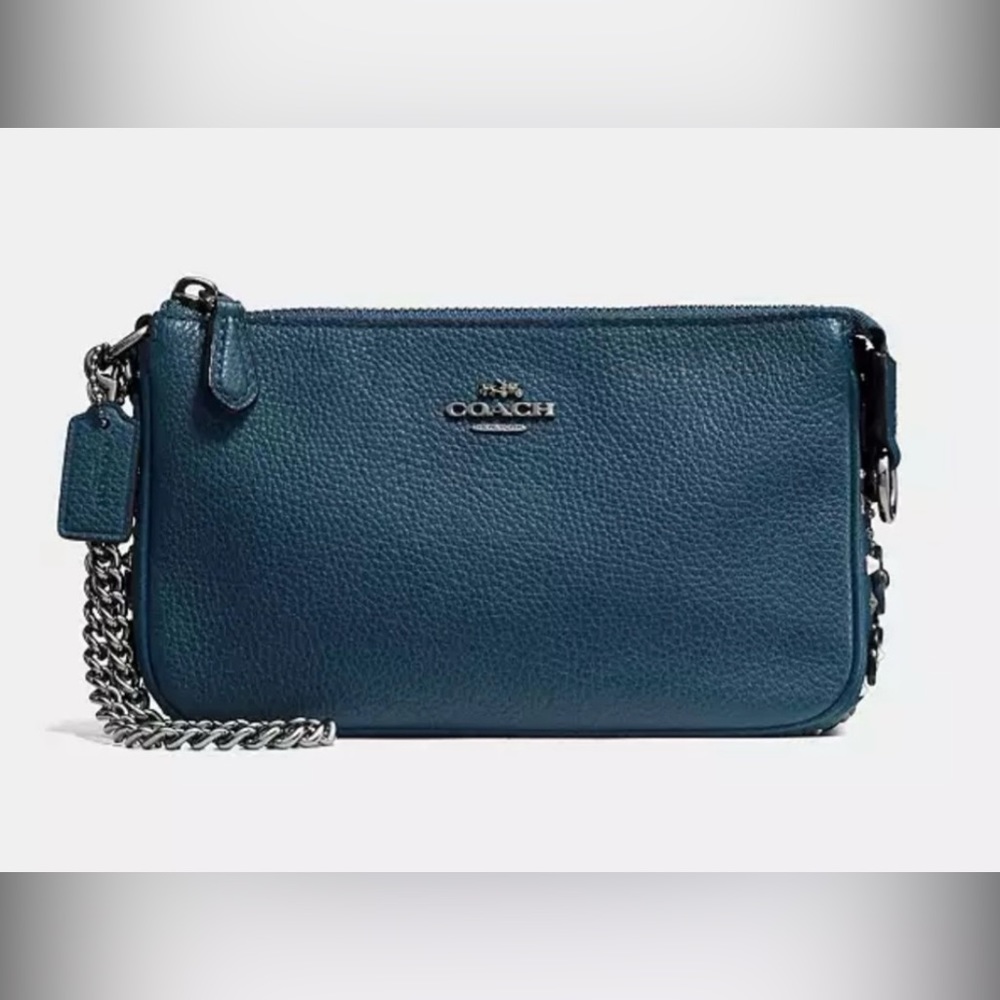 Coach Nolita Wristlet 19 With Tea Rose Detail